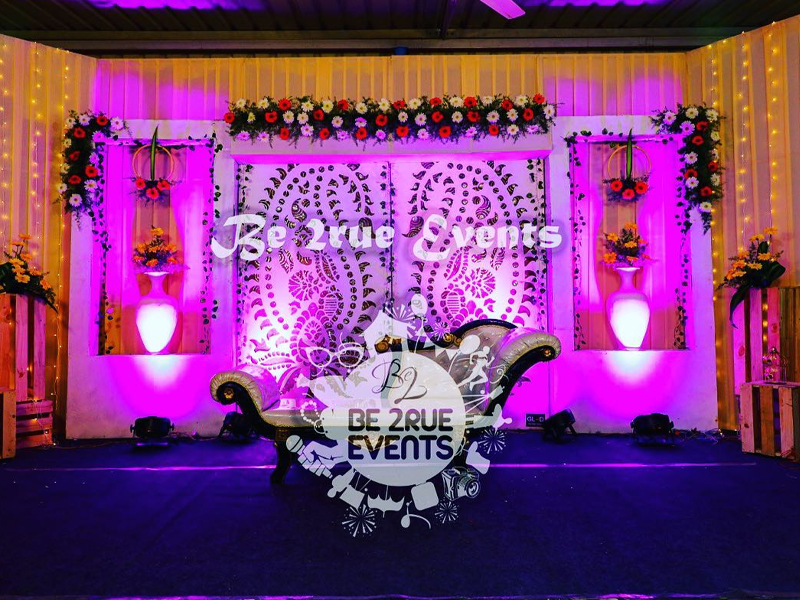 Stage Backdrop Setup